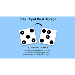 1 TO 6 SPOT CARD by Martin Lewis 