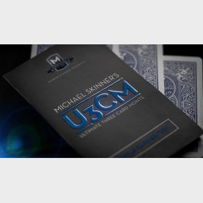 UULTIMATE 3 CARD MONTE (BLUE) by Michael Skinne