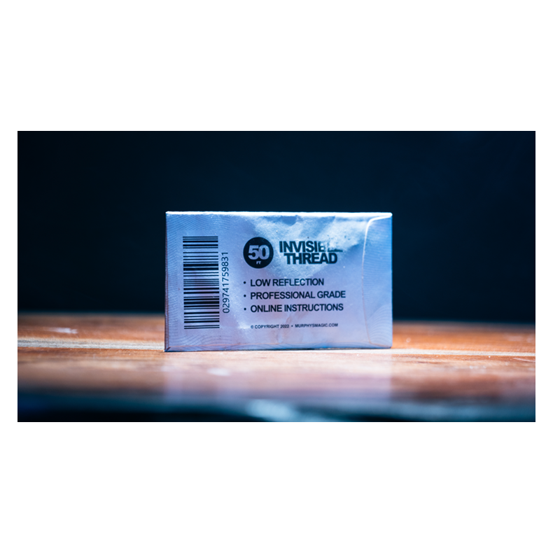 Invisible Thread Stripped (50 Feet) by Murphys Magic Supplies