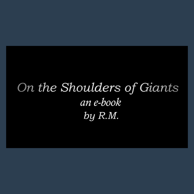 On the Shoulders of Giants by RM eBook DOWNLOAD