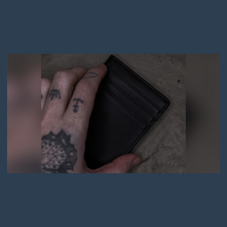 Orphic Business Card Size in Leather by Lewis L� Val and The 1914.