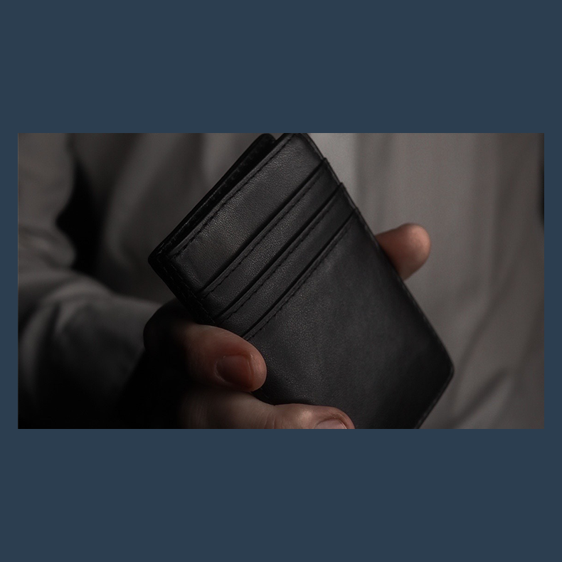 Orphic Business Card Size in Leather by Lewis L� Val and The 1914.