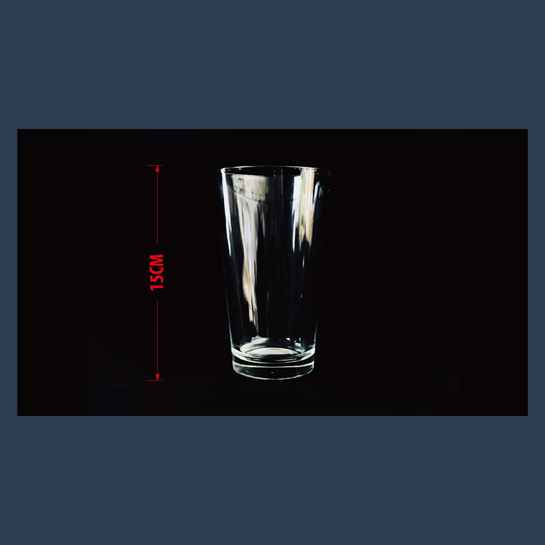 SELF EXPLODING DRINKING GLASS STD (15cm) by Wance