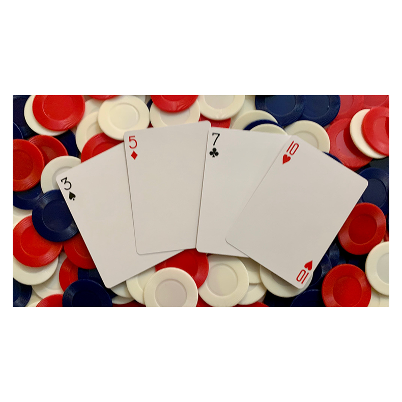 Gilded Blue Bicycle Index Only Playing Cards '