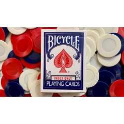 Gilded Blue Bicycle Index Only Playing Cards '