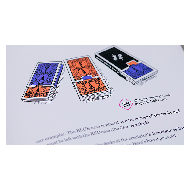 Symmetry, Parity and the Chimera Deck (plus three gimmicked deck