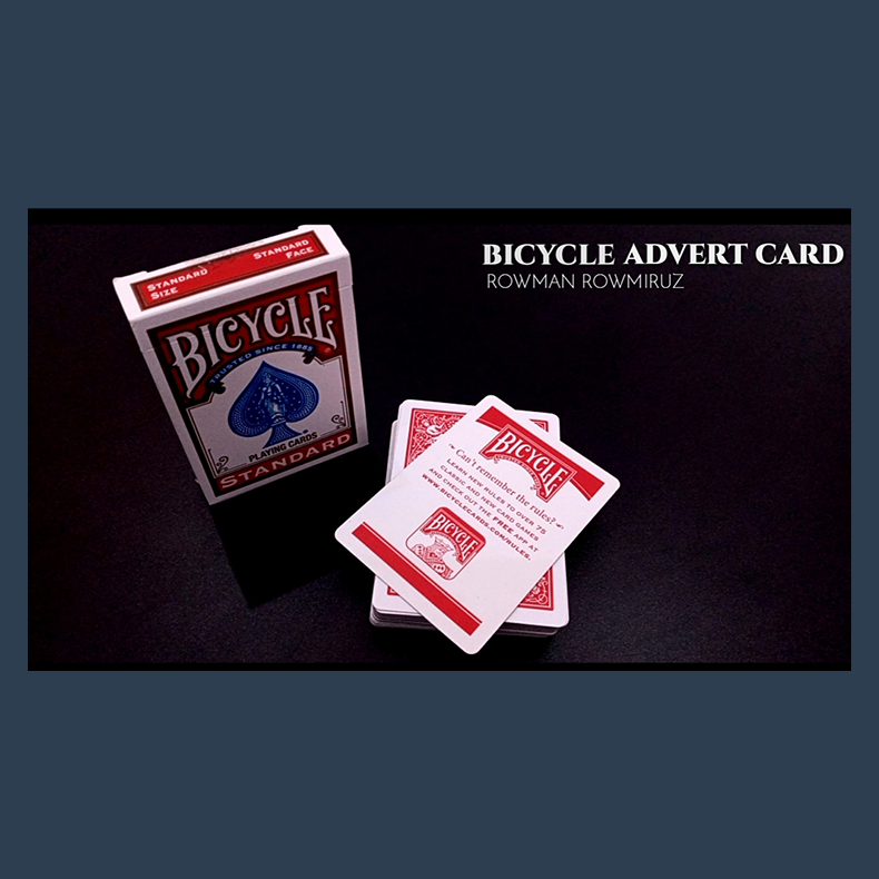 Bicycle Advert Card by Rowman Rowmiruz video DOWNLOAD