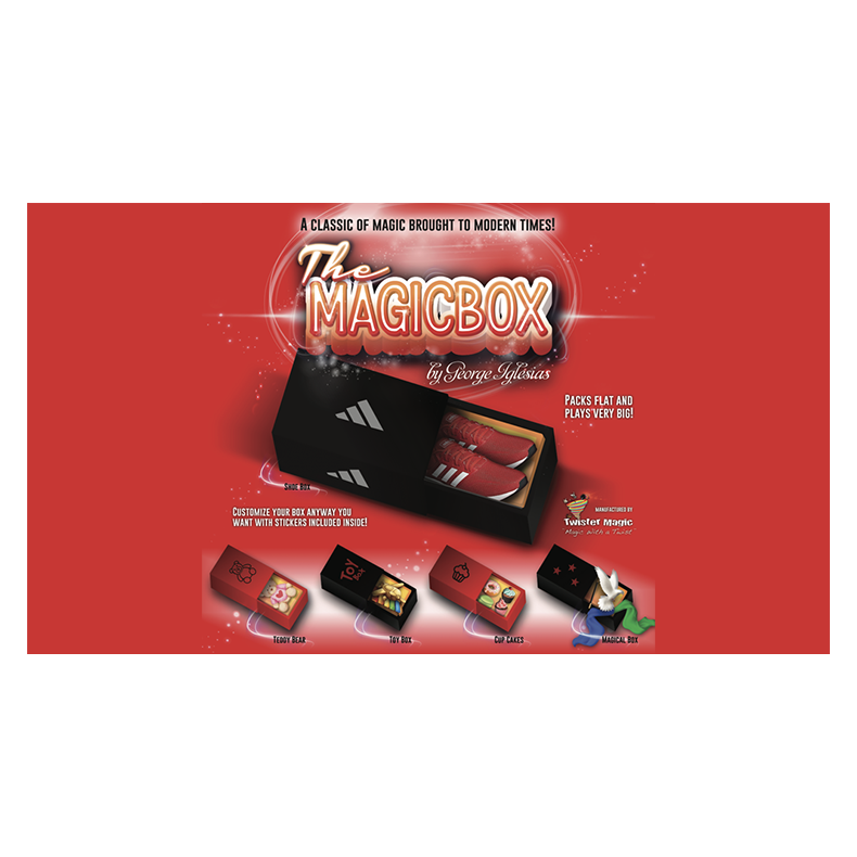 MAGIC BOX RED Medium by George Iglesias and Twister Magic