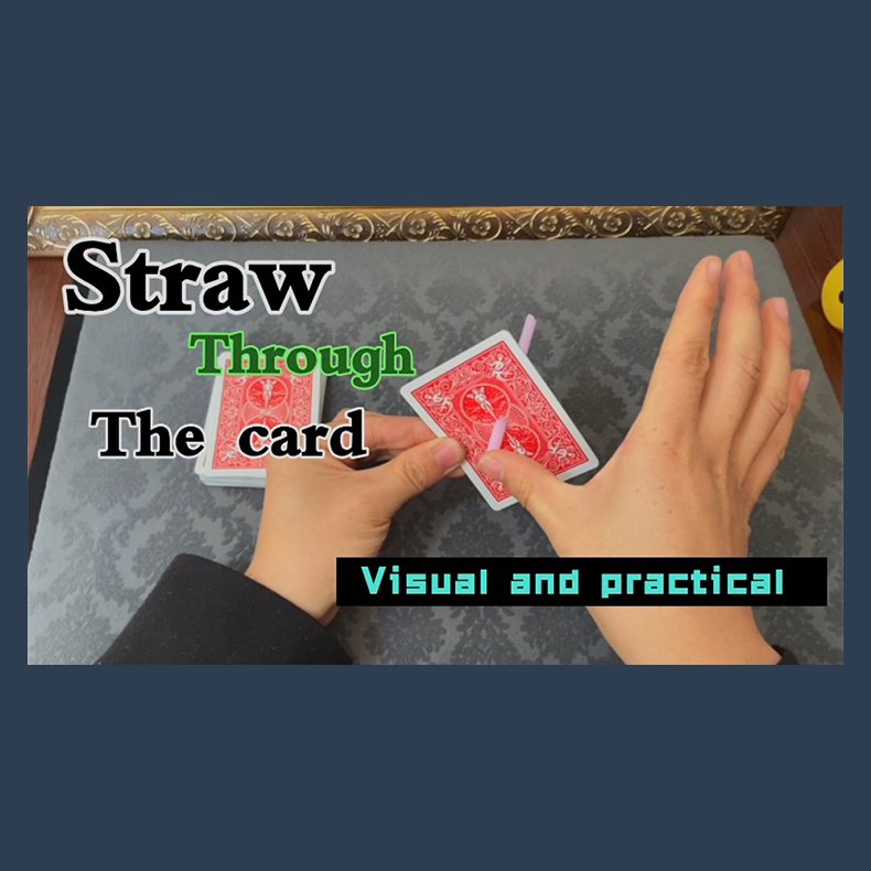 Straw Through The Card by Dingding video DOWNLOAD