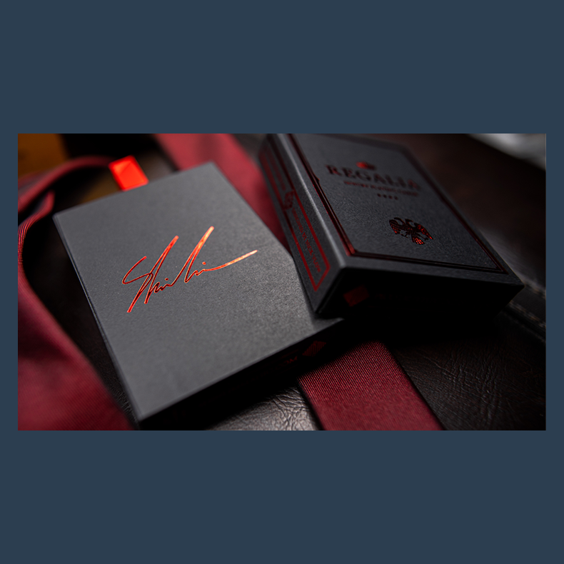 Regalia Red Playing Cards (Signature Edition) by Shin Lim