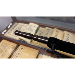 Wooden wand PRO (Bold Black) by Harry He &amp; Bacon Magic