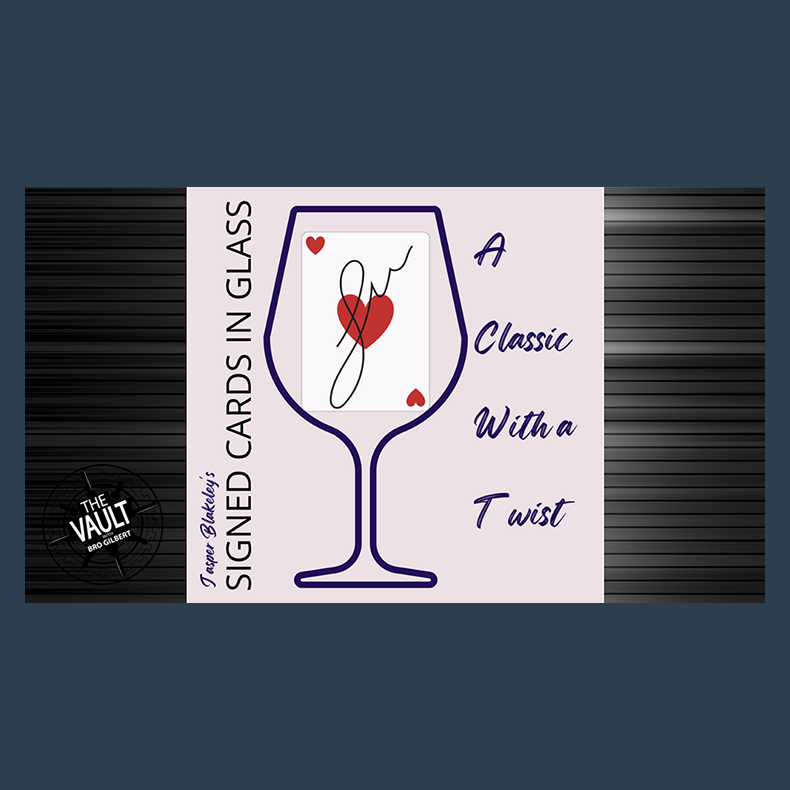 The Vault - Signed Cards In Glass by Jasper Blakeley video DOWNLOAD