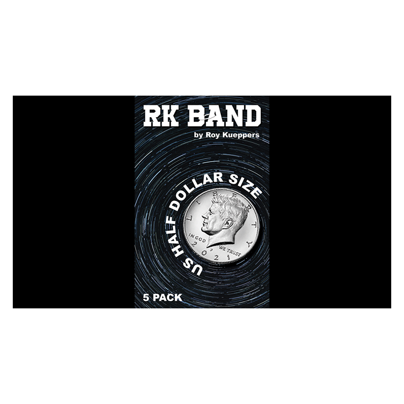 RK Bands Half Dollar Size For Flipper coins (5 per package)