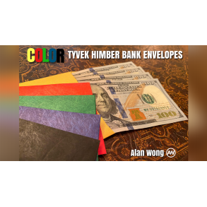 Tyvek Himber Bank Envelope COLOR SET by Alan Wong