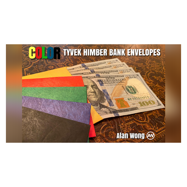 Tyvek Himber Bank Envelope COLOR SET by Alan Wong