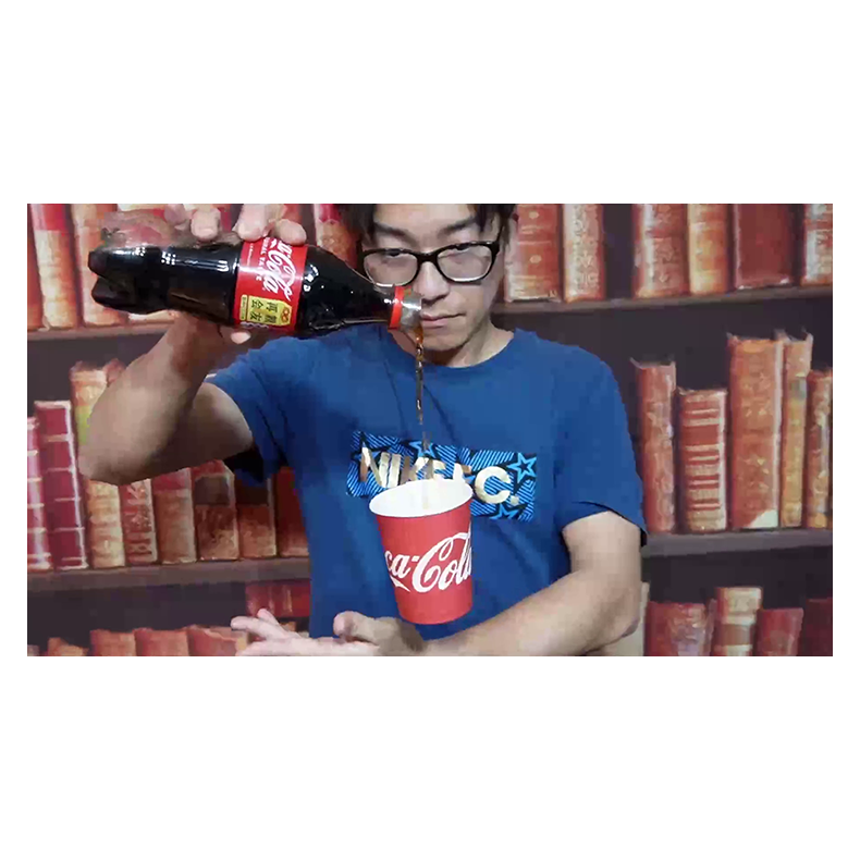 Perfect Airborne Glass &amp; Acrylic cup (Coke) by Tejinaya Magic