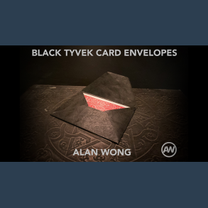 Black Tyvek Card Envelopes (10 pk) by Alan Wong