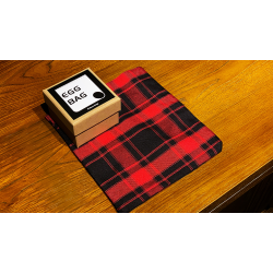 EGG BAG BLUE PLAID by Bacon Magic