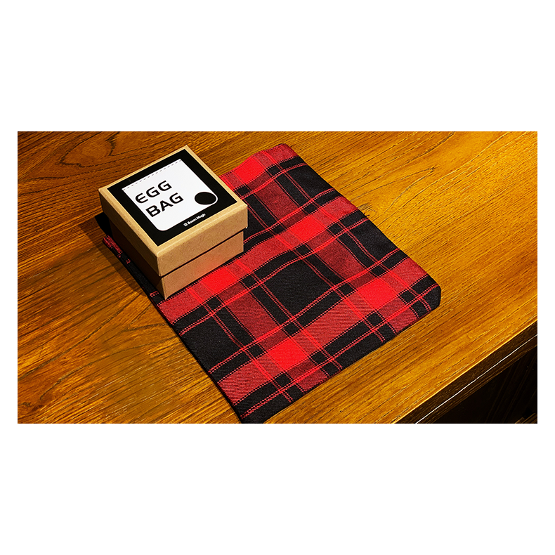 EGG BAG BLUE PLAID by Bacon Magic