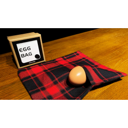 EGG BAG BLUE PLAID by Bacon Magic