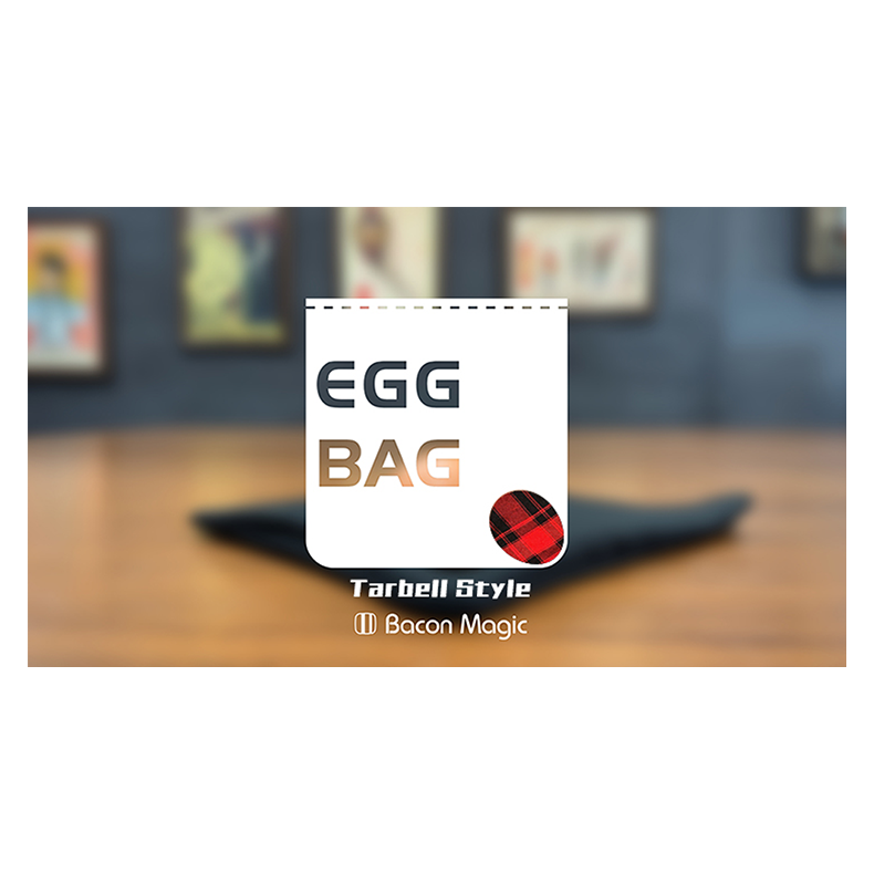 EGG BAG BLUE PLAID by Bacon Magic