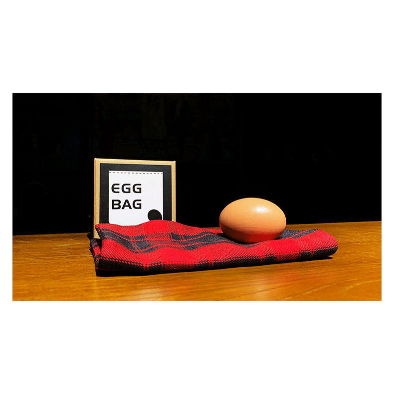 EGG BAG BLUE PLAID by Bacon Magic