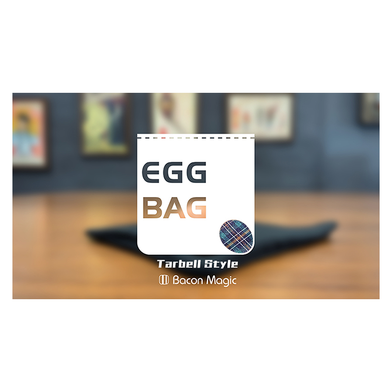 EGG BAG RED PLAID by Bacon Magic