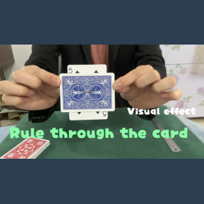 Ruler Through Card by Dingding video DOWNLOAD
