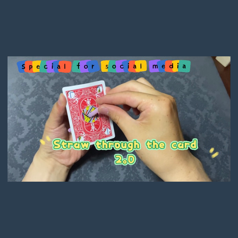 Straw Through Card 2.0 by Dingding video DOWNLOAD