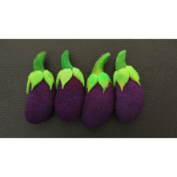 Sponge Emoji EGGPLANT (4PK.) by Andy Amyx