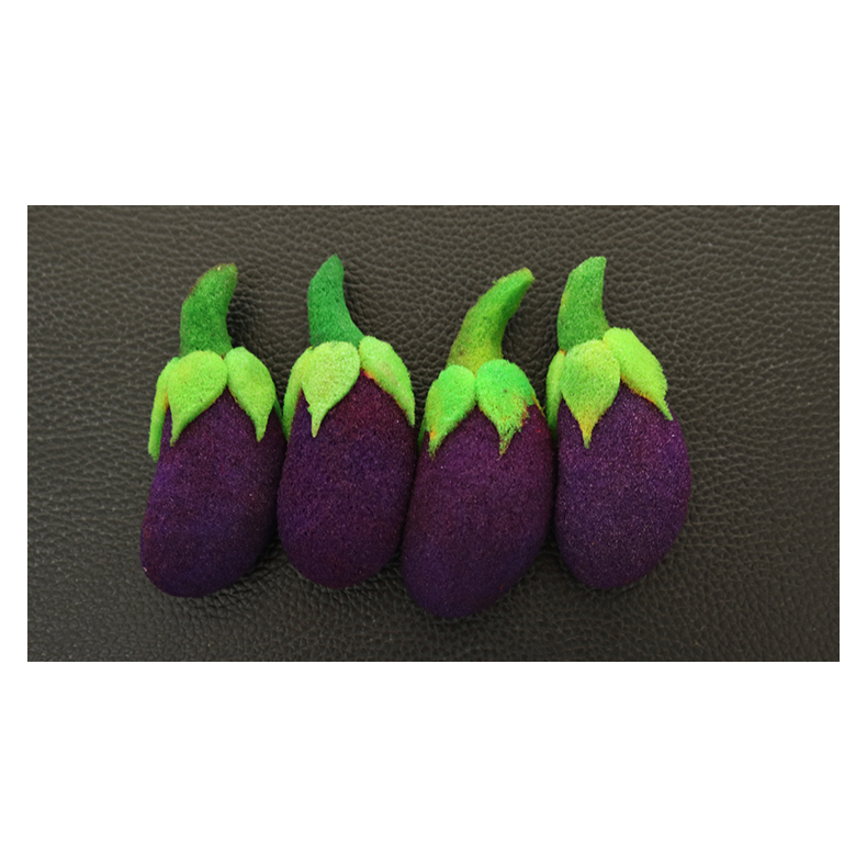 Sponge Emoji EGGPLANT (4PK.) by Andy Amyx
