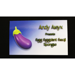 Sponge Emoji EGGPLANT (4PK.) by Andy Amyx