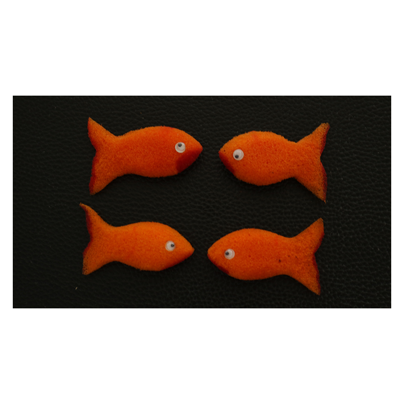 Sponge Emoji GOLDFISH (4PK.) by Andy Amyx