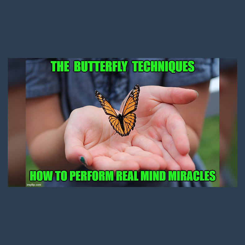 The Butterfly Technique's - How to Perform Real Mind Miracles by Jonathan Royle mixed media DOWNLOAD