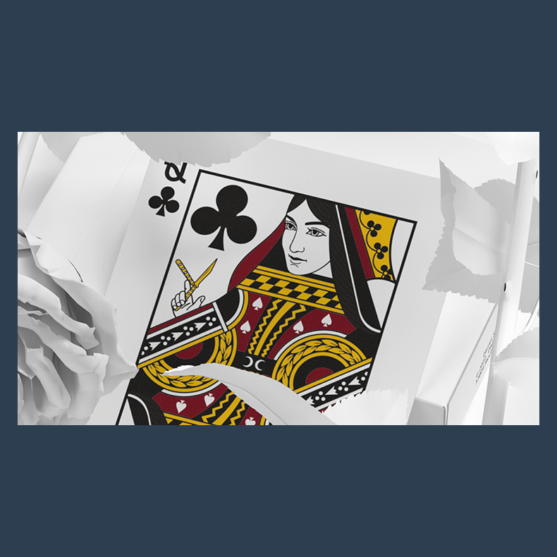Daniel Schneider White Edition Playing Cards