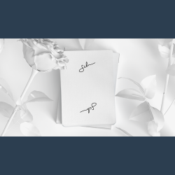 Daniel Schneider White Edition Playing Cards