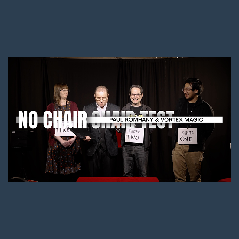 THE NO CHAIR CHAIR TEST - by Paul Romhany