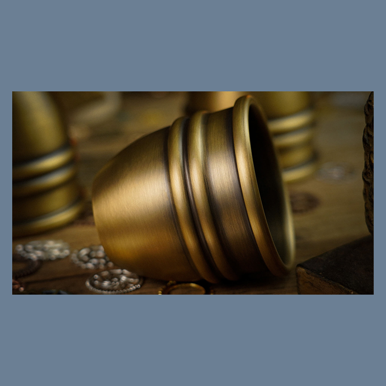 Artistic Chop cup and balls (Brass) by TCC