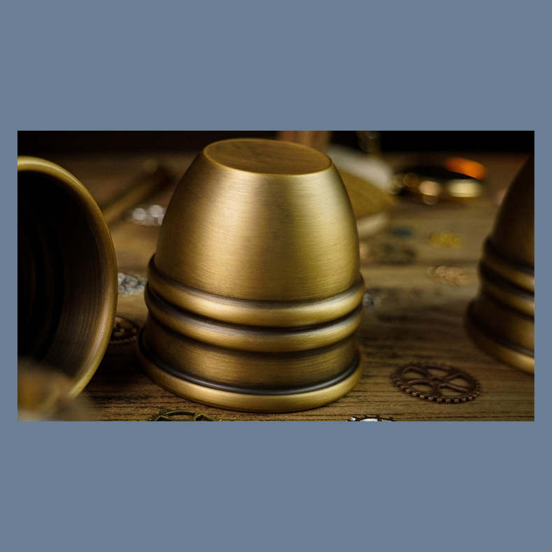 Artistic Chop cup and balls (Brass) by TCC