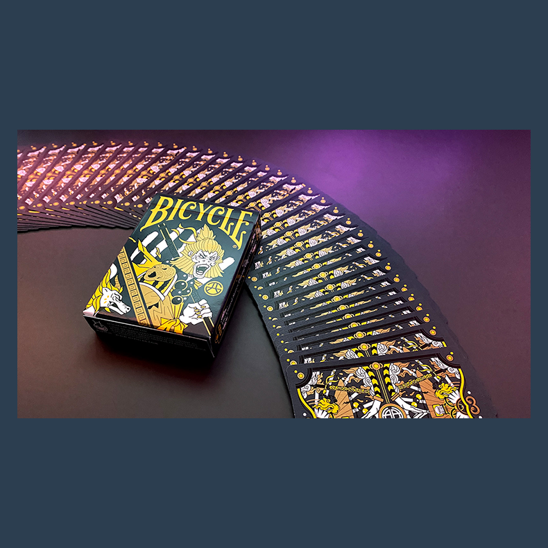 Bicycle Wukong Destruction (Grey) Playing Cards