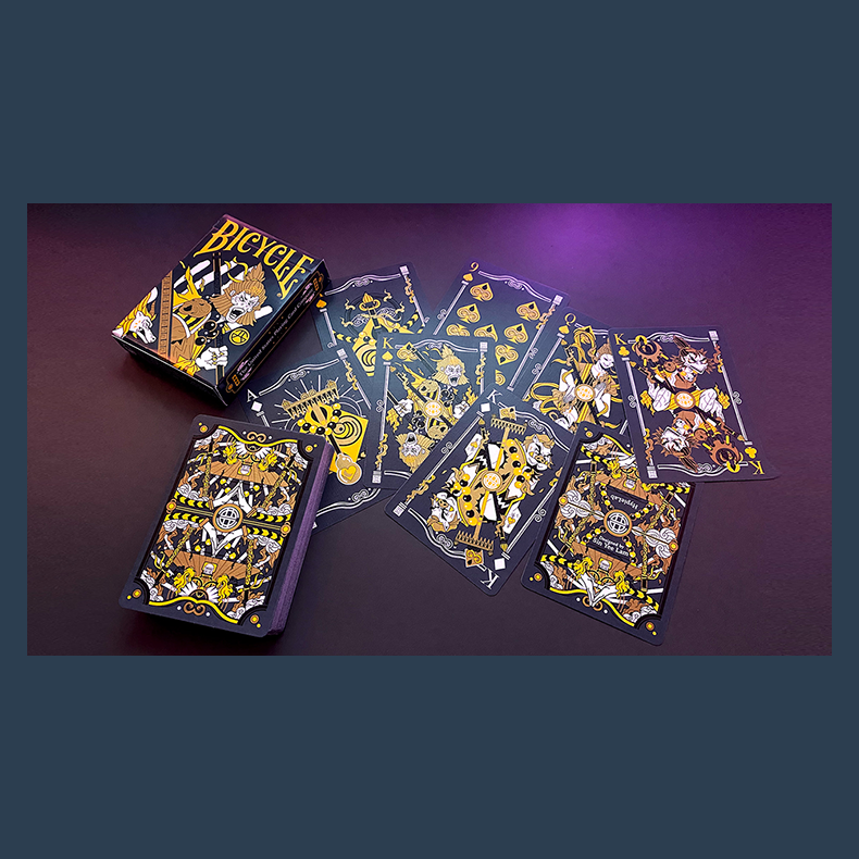 Bicycle Wukong Destruction (Grey) Playing Cards
