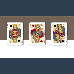 Shakespeare (Black) Playing Cards