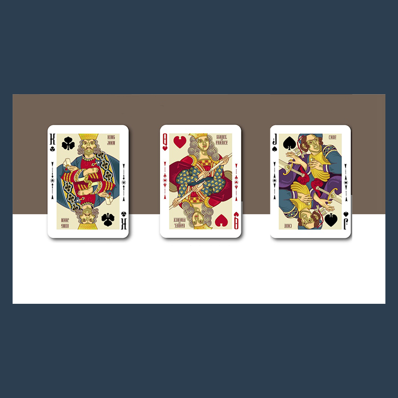 Shakespeare (Black) Playing Cards