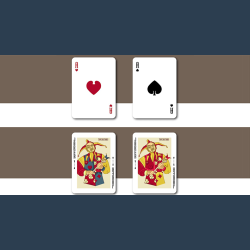 Shakespeare (Black) Playing Cards