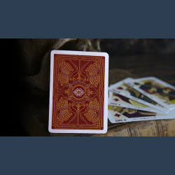 Shakespeare (Burgundy) Playing Cards