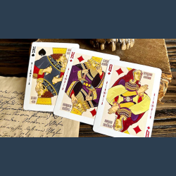 Shakespeare (Burgundy) Playing Cards