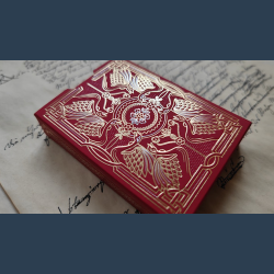 Shakespeare (Burgundy) Playing Cards