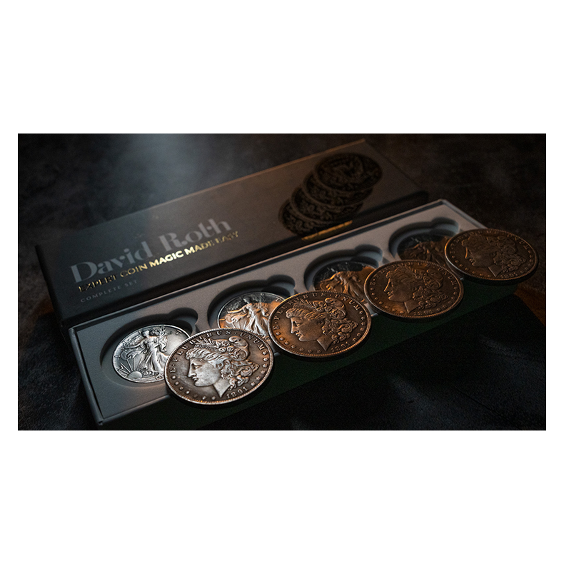 David Roth Expert Coin Magic Made Easy Complete Set