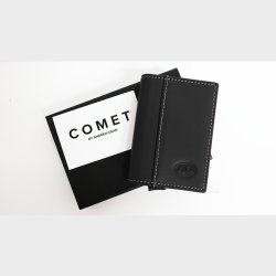 Comet Black Leather Silver Shell by Andrew Dean