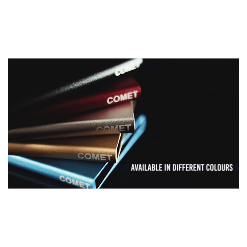 Comet Black Leather Silver Shell by Andrew Dean